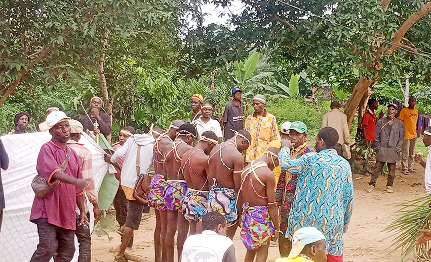 Initiation ceremony of new intakes